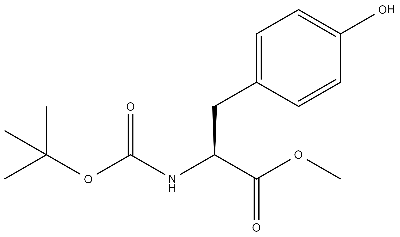 叔丁氧羰基-L-酪氨酸甲酯